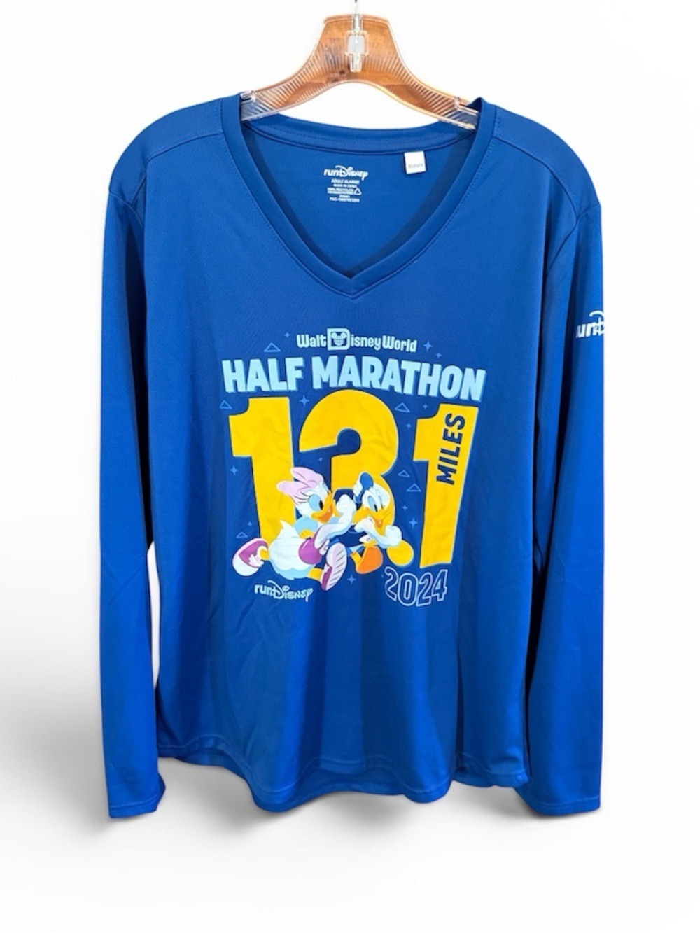 Walt Disney World Half Marathon 13.1 Blue Long Sleeve Shirt